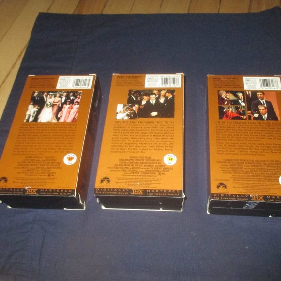 The Godfather Collection Parts 1-3 (VHS, 1992, 6-Tape Set) - Picture 5 of 9